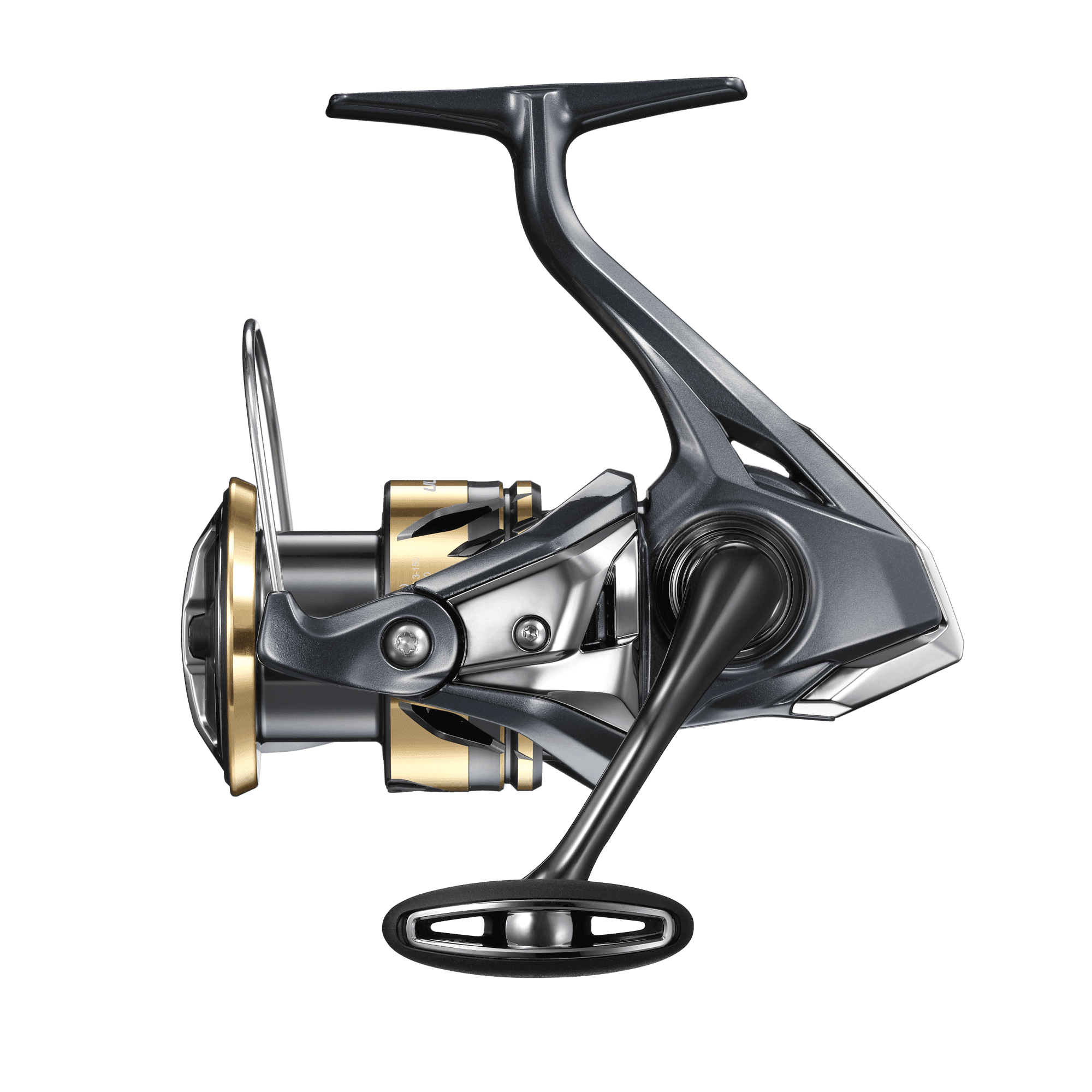 Shimano Ultegra FD 2025 — вид сбоку на корпус и шпулю; серийное фото