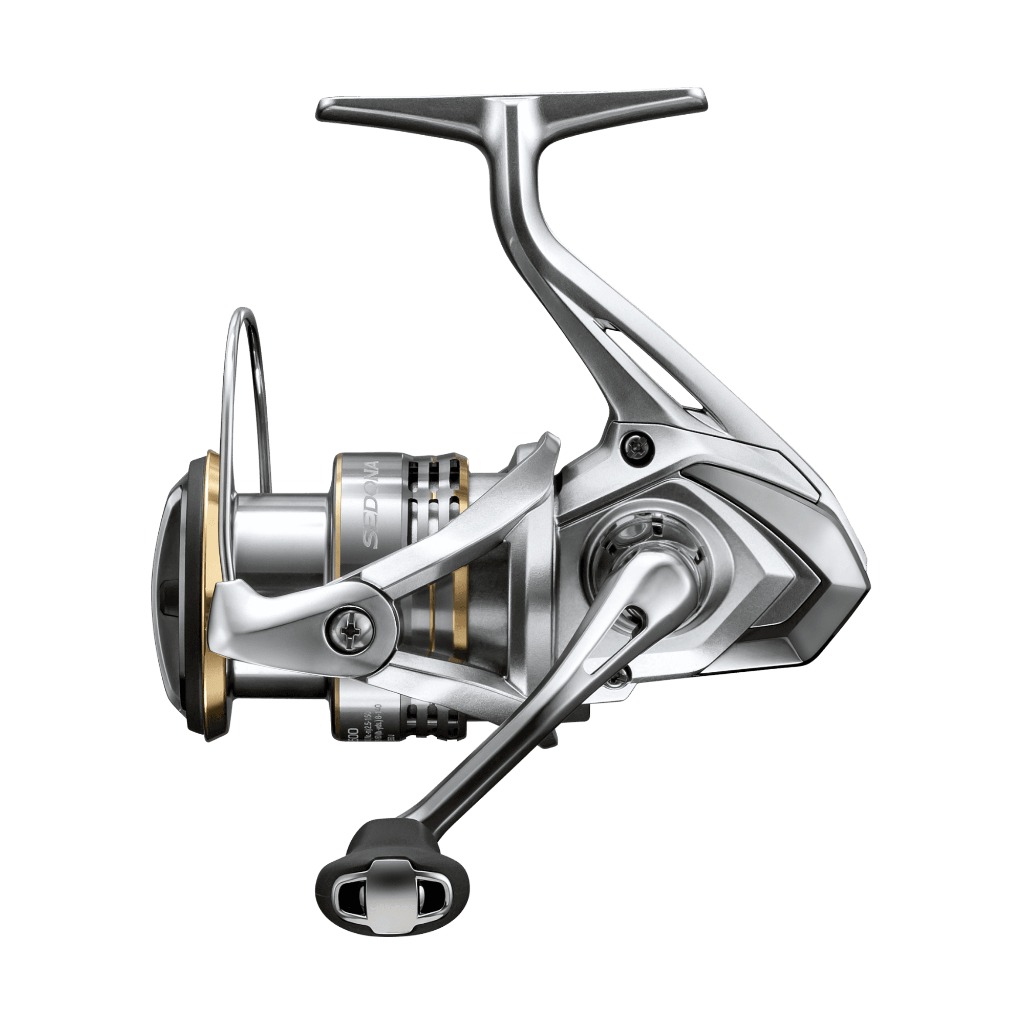 Shimano Sedona FJ 2023 — вид под углом со стороны ручки; серийное фото