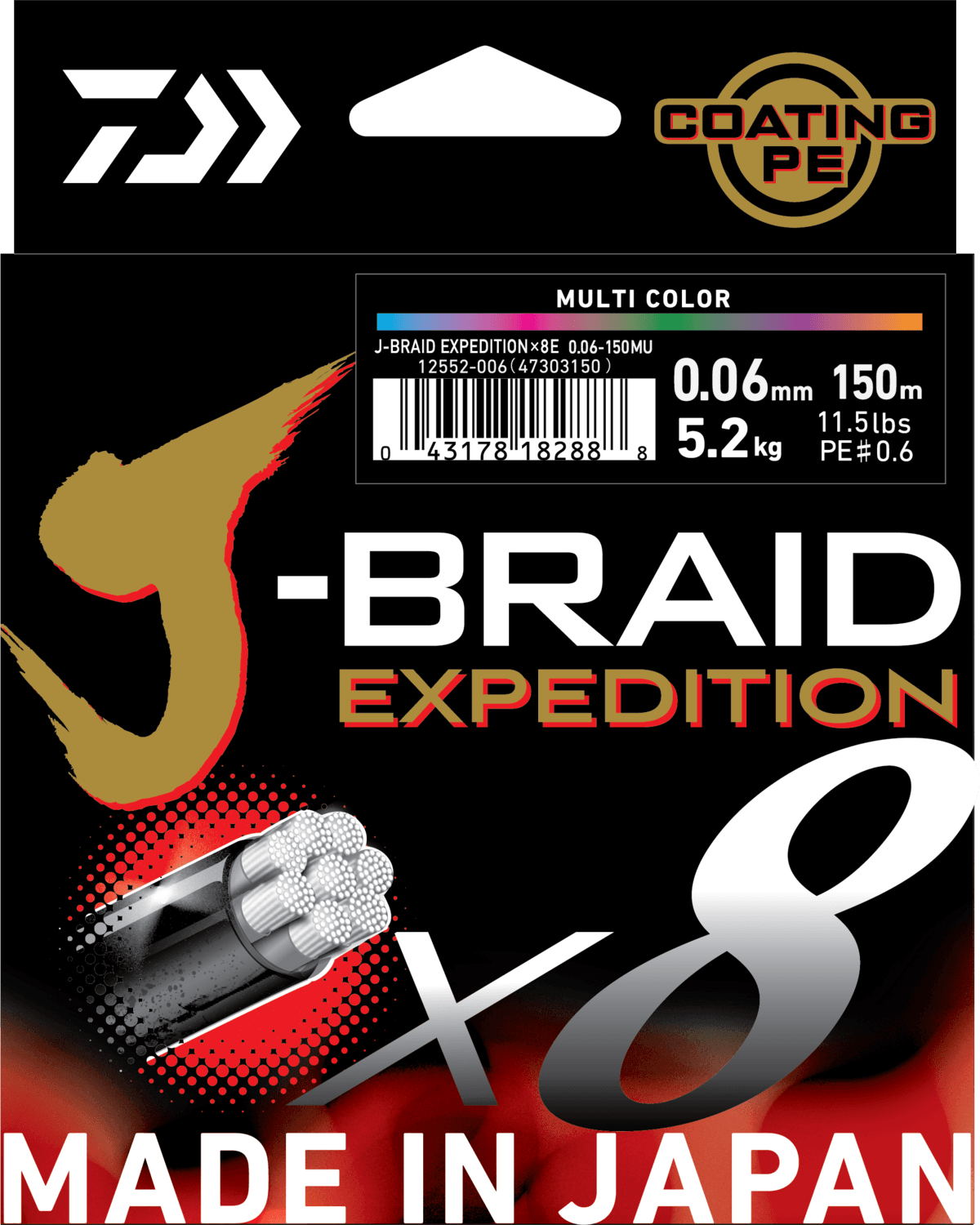 Daiwa J-BRAID EXPEDITION X8