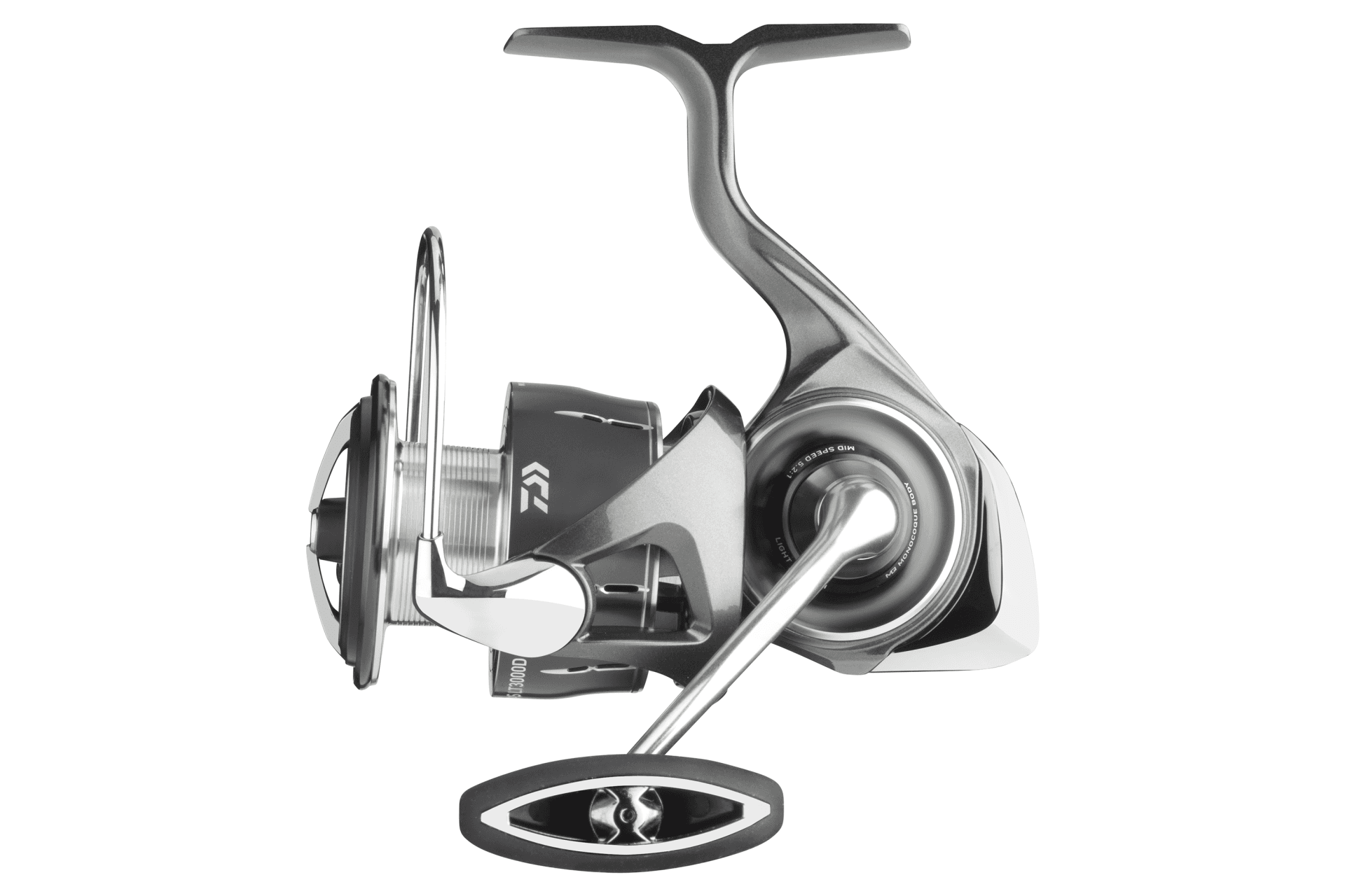 Серия Daiwa 24 Luvias LT — вид сбоку с плоским кнобом; точный SKU по фото не установлен