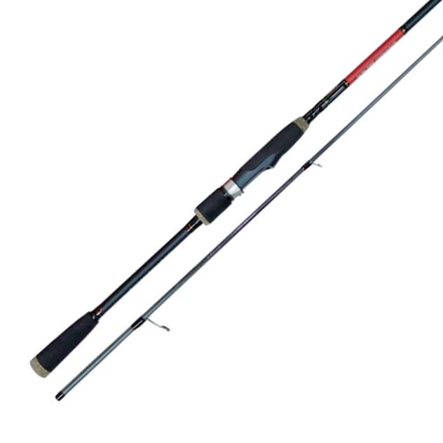 Champion Rods Team Dubna — общий вид двух секций и разнесённой рукояти; серийное фото
